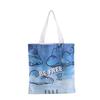 Bolsa de algodón ecológica en blanco hecha a medida, bolsa de lona para hombro, bolsa de lona para estudiantes, bolsa de lona DIY con cremallera