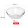 Tazón Transparente Acrílico para Ensalada Comercial, Tazón para Mezclar Repostería, Recipiente para Batir Huevos, Jarra para Servir Agua de Restaurante, Lavamanos, Recipiente para Agua de Bar, Hecho a Medida