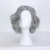 Pelucas de Comercio Exterior Transfronterizo para Mujeres, Más Vendido en Amazon, Estilo Blanco para Mujeres, Pelucas de 10 Pulgadas con Raya Lateral para Mujeres de Mediana Edad y Mayores, Pelucas de Pelo Corto