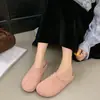 Pantuflas Retro de Punta Cerrada para Mujer, Novedad Primavera 2025 Casual Versátil Súper Populares sin Cierre Medias Pantuflas Estilo Birkenstock
