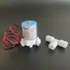 Nueva Válvula Electromagnética CC 12V/24V Conexión Rápida Roscada Válvula Interruptora Válvula de Entrada de Agua Accesorios de Modificación para Estufa de Té Purificador de Agua Juego de Té