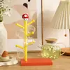 Lindo portavasos con forma de hongo, un organizador colgante para tazas, vasos, tazas de café y botellas de agua, diseñado en una forma invertida similar a un árbol
