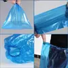 1 par de cubrezapatos desechables cubrezapatos impermeables para días de lluvia cubrezapatos de tubo largo engrosados para botas de granja cubrezapatos de plástico para rafting al aire libre