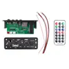 Placa Amplificadora Bluetooth MP3 2*3W com Entrada de Microfone MIC Bluetooth 5.3 Sem Perdas Reprodução por Pen Drive Cartão AUX