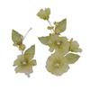 Primavera 2025 Diseño Original Hecho a Mano Verde Antiguo Primula Hanfu Pinza Suave para el Cabello Accesorios para el Cabello de Permanente para Maquillaje