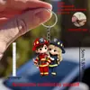 Chaveiro Acrílico Transfronteiriço Chaveiro de Personagem de Desenho Animado Anime Pingente Personalizado DIY para Mochila Criativo Bidimensional