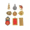 Bênção Oficial do Paraíso Cinco Bênçãos Chaveiro Perfeito para Carro Estilo Chinês Prata Pingente Rotativo Ornamento Acessórios Em Estoque Atacado