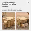 ISE MOUNT Bolsa de Armazenamento Grande Capacidade para Exterior 20L Conjunto Panela Fogareiro Anti-colisão Bolsa de Armazenamento para Cilindro de Gás Bolsa para Acampamento Piquenique