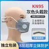 Mascarilla Industrial KN95 Anti-Polvo Genuina con Válvula de Respiración Protección Formaldehído Carbón Activado Profesional N95 Mayoreo