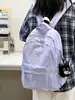 Mochila escolar sencilla, mochila de viaje de moda para mujer, mochila casual para exteriores para hombre, mochila de gran capacidad para estudiantes universitarios para mujer
