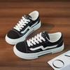 Outono 2024 Novos ns Tênis de Lona Coreanos da Moda Estudantes Femininas Tênis de Corrida Board Shoes Populares na Internet Tênis de Rua Tênis Casuais para Casais