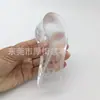 Popular Alza-Altura Interno de Silicona, Invisible Transparente Engrosado Deportivo Amortiguador de Choque Masajeador Talón Forma de U Media Plantilla