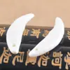 Diente de Perro Real Resina Bebé Infantil Blanco Puesto de Mercado Colgante DIY Accesorios de Joyería Hechos a Mano Colgante al por Mayor