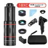 Telescopio Monocular de Cámara para Teléfono Móvil 18X al por Mayor para Festivales de Música y Conciertos, Lente Teleobjetivo Externo Compacto para Teléfonos Móviles