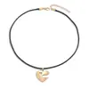 Estilo Ins Cadena de Cuello con Colgante Amor Amor Cadena Corta para Clavícula Collar de Celebridad Cibernética Gargantilla Cinturón para el Cuello Cadena de Cuello Femenina Lolita Hada
