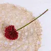 Mesa Única Tênis de Mesa Flor Crisântemo Flor Artificial Decoração de Casamento Decoração de Casa Ornamentos Flor Falsa Flor de Seda Flor Artificial Atacado