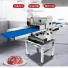 Dadingfeng Máquina de Fatiar Paralela Totalmente Automática para Carne Fresca Equipamento de Máquina Dupla CNC Máquina de Fatiar Barriga de Porco Frango Pato Peixe Fábrica