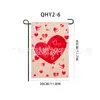 Decoración de Bandera de Jardín Temática del Día de San Valentín Suministros para Celebración Nueva Fiesta de Jardín Transfronteriza Banderas de Jardín
