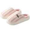 Fábrica de Calçados Qidan Pantufas de Algodão para Mulheres no Outono e Inverno Casa Interior Forradas com Lã Quentes Sola Grossa Antiderrapante Pantufas de Algodão para Casal para Homens