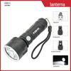 Lanterna de 4 núcleos P70 luz forte carregamento externo foco alcance longo Holofote exterior iluminação LED de alta potência lanterna