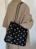 Bolso Casual de Lunares de Gran Capacidad para Mujer, Nuevo Bolso de Hombro Ligero para Viajes Diarios Otoño 2026, Bolso Tote Cubo Personalizado