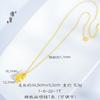 Collar Jinyan Weixue Estilo Similar Chapado en Oro con Diamantes Incrustados Cepillado Bolsa de la Suerte, Cadena Clavícula, Estilo Lujo Ligero, Versátil Cadena para Suéter de Otoño e Invierno
