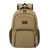 Cross-border Canvas Mochila Moda Masculino Casual Backpack Masculino impermeável Mochila de computador Bolsa de viagem Bolsa escolar Presente