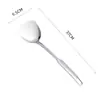 Nova espátula de aço inoxidável espátula doméstica para cozinhar utensílios de cozinha conjunto de cozinha espátula escorredor grande colher de sopa espessada