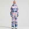 Snowboard Ski Suit Terno Feminino Cor Sólida À Prova de Vento À Prova D'Água Prancha Dupla Freestyle Profissional One-piece Ski Suit Calças Terno