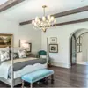 Lustre Simples Estilo Americano Todo em Cobre Quarto Simples Sala de Estar Pós-moderno Sala de Modelo de Luxo Leve Sala de Jantar Lustre VC