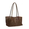 Bolso de mano de verano nuevo tejido hueco transfronterizo para mujer, bolso de mano de alta gama para madre e hija, bolso de hombro, bolso de mano
