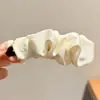 Grampo de Cabelo de Bolinhas Suave Estilo Coreano para Mulheres, Grampo Banana para Meio Rabo de Cavalo na Parte de Trás da Cabeça, Acessório de Cabelo Elegante com Clipe Torcido para Rabo de Cavalo Alto