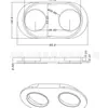 Base Magnética de Anel 93X48 Base de Indutor Base BASE-112