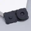 Flor de Ameixa Colorida Fivela Magnética Escondida Bolsas de Couro Botão de Pressão Invisível Fivela Magnética Costurada à Mão Botão de Pressão para Roupas Botão
