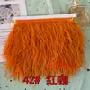 Borlas Decorativas de Pena DIY, Acabamento de Pena de Avestruz, Bainha de Vestido/Saia de Palco, Acessórios de Roupa, Renda, Tiras de Pena
