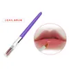 Pincel de Lábios com Cabo Roxo, Pincel para Maquiagem Labial, Mini Pincel de Lábios com Cabo Curto, Também Pode Ser Usado para Delineador Superior Pincel de Lábios 6.4