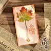 Marcapáginas de Hoja, Marcapáginas Metálico Exquisito de Hoja de Ginkgo de Alta Gama Retro, Regalo Exquisito para Estudiantes que Empiezan la Escuela, Recuerdos Culturales y Creativos