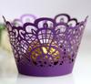 Ventas transfronterizas Amazon pastel borde láser hueco boda papel taza hornear papel soporte encaje en stock al por mayor