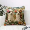 Fundas de Almohada 3D Más Vendidas Transfronterizas con Animales Lindos Adecuadas para Decoración de Sofá y Sala de Estar en Casa, Fundas de Cojín Personalizables