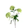 Bolas de Flores Artificiales de Madera Bordadas de 3 Cabezas Transfronterizas Arreglo de Boda Ventana Decoración del Hogar Accesorios para Disparos Flores Artificiales Flores Artificiales