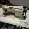 Máquina de coser al por mayor máquina de coser industrial material medio grueso Ling Wrigley 20518 canilla pequeña costura plana barra simple/doble aguja