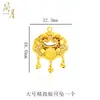 Jian Yue Tienda de Oro Mismo Estilo Vietnam Shajin Campana Cerradura de Bebé Ruyi Cerradura Ping An Cuerda Tejida Cerradura de la Fortuna Accesorios de Color Duradero