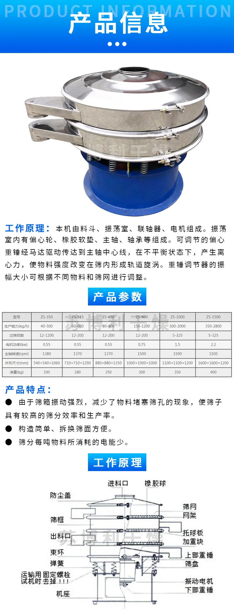 圆形振动筛