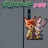 Zootopia Imán Magnético para Refrigerador de Artículos Periféricos Lindo Dibujo Animado Judy Nick Decoración de Refrigerador Regalo para Niños Venta al por Mayor