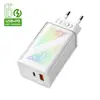 Cargador multi-puerto AC DianDian adaptador de corriente 5v2a carga rápida pd20w enchufe para teléfono móvil cabezal de carga estándar europeo y americano
