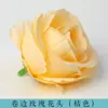 Cabeza de Rosa Rizada Artificial Pequeña 6cm Brote de Rosa Pequeño Individual Pasador Hecho a Mano Paquete de Materiales de Flores Decoración de Pared de Flores