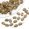 Cuentas retro de frijol de café pintadas en oro acrílico, cuentas dispersas, accesorios para hacer joyas DIY, materiales para hacer cadenas de teléfono móvil con cuentas