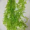 Colgante de Pared de Enredadera de Sauce Artificial, Hojas de Sauce Falsas, Tiras de Eucalipto, Vegetación Artificial para Decoración de Pared de Boda