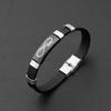 2025 Nueva Pulsera de Silicona Letras Inglesas Joyería de Pareja de Alta Gama Fabricante de Fuente Exclusiva Transfronteriza