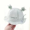 Gorro de bebé de primavera y verano, sección fina para niños y niñas, bebés y niños pequeños, bonito y súper bonito sombrero de pescador con sombrilla, sombrero de lavabo con sombrilla de verano